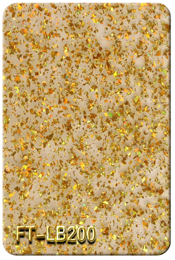亞克力蔥粉不規則半透系列FT-LB200